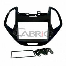 Moldura 2 Din Ford Ka 2018 a 2019 Preto - Cd 04123B